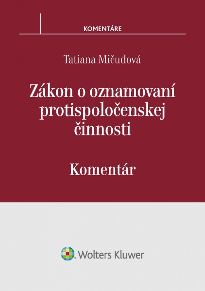 Z�kon o oznamovan� protispolo�enskej �in