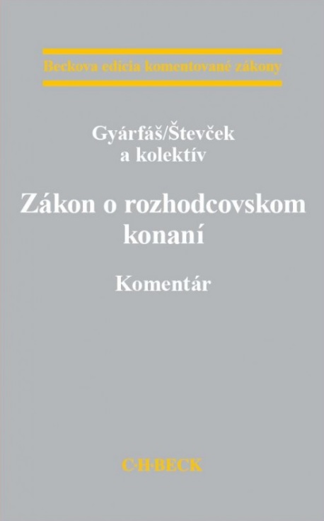 Z�kon o rozhodcovskom konan�