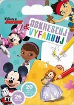 Obkres�uj a vyfarbuj Disney Junior