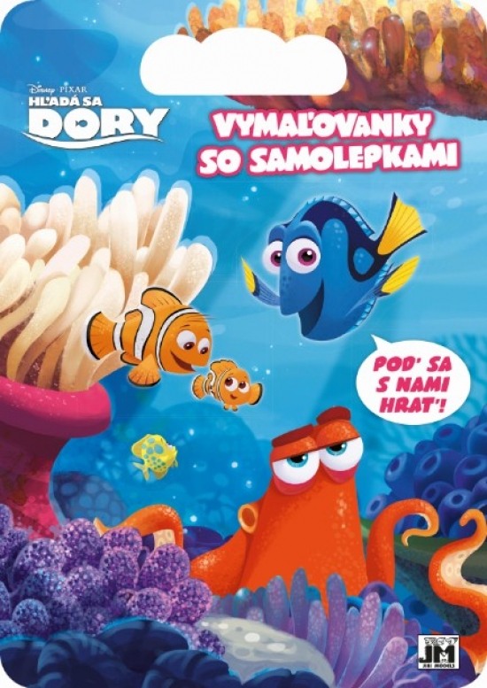 Vyma�ovanky so samolepkami - H�ad� sa Dory