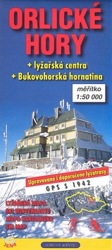 Orlick� hory zimn� mapa