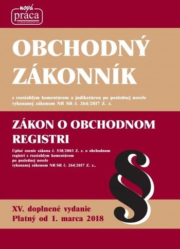 Obchodn� z�konn�k 15.vyd. 2018 NP