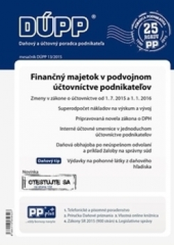 DUPP 13 2015 Finan�n� majetok v podvojnom ��tovn�ctve podnikate�ov