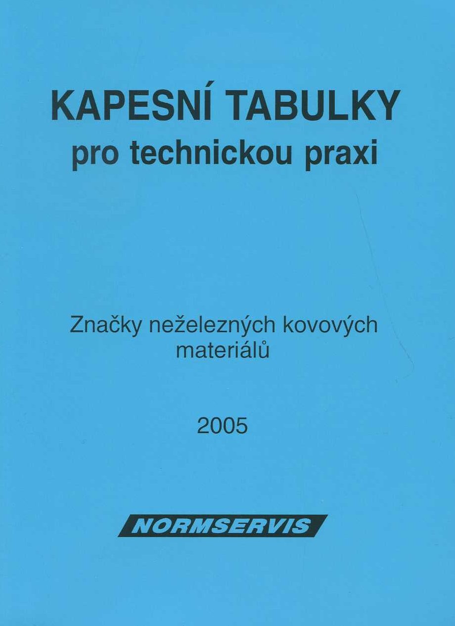 Kapesn� tabulky pro technickou praxi