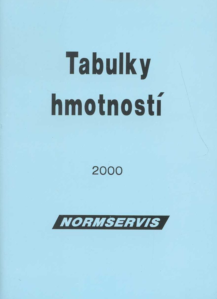 Tabulky hmotnost�