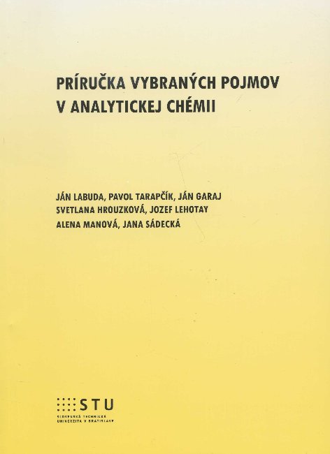 Pr�ru�ka vybran�ch pojmov v analytickej ch�mii