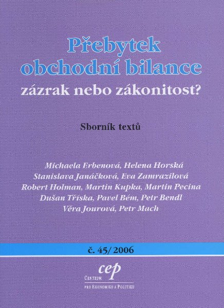 P�ebytek obchodn� bilance