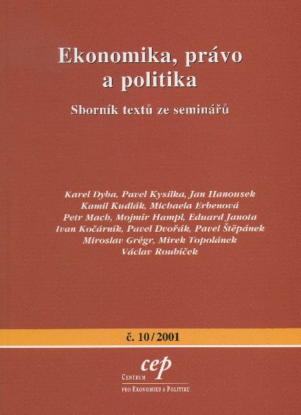 Ekonomika, pr�vo a politika