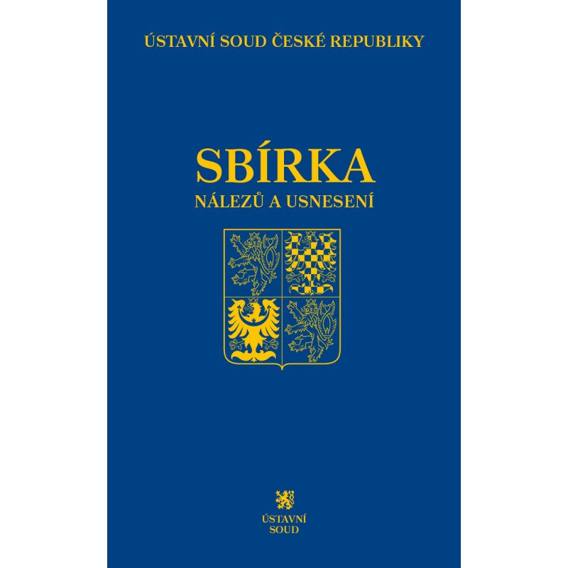 Sb�rka n�lez� a usnesen� �S �R, svazek 73 (v�. CD)