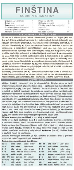 Fin�tina � souhrn gramatiky