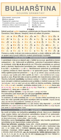 Bulhar�tina - souhrn gramatiky