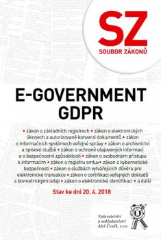 Soubor z�kon�. E-government a GDPR.