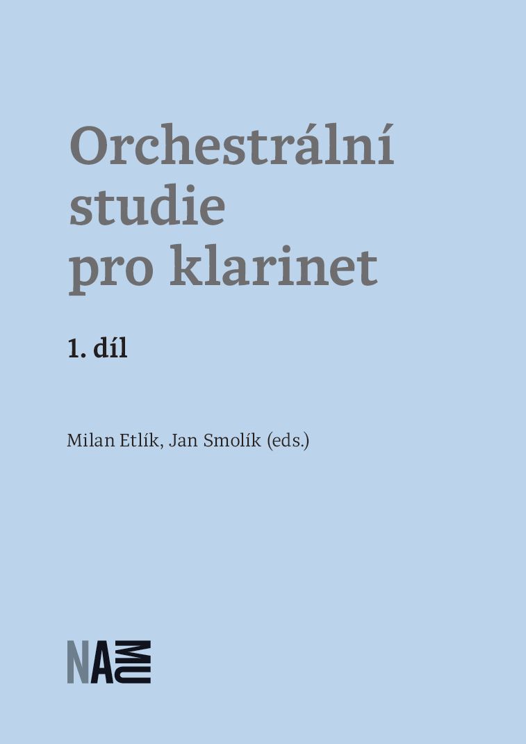 Orchestr�ln� studie pro klarinet 1. d�l