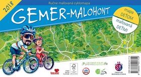 Gemer - Malohont - ru�ne ma�ovan� cyklomapa 2018