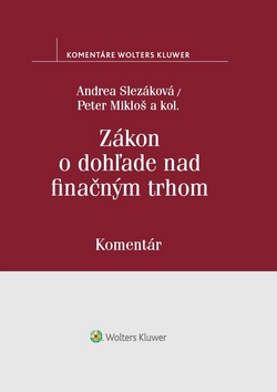 Z�kon o doh�ade nad finan�n�m trhom