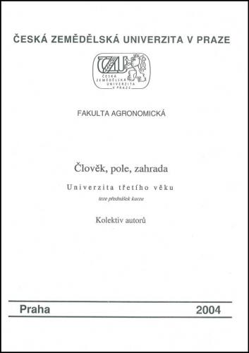 �lov�k, pole, zahrada