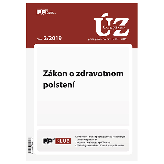 UZZ 2 2019 Z�kon o zdravotnom poisten�
