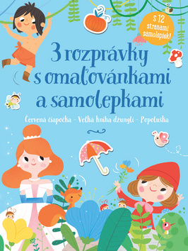 3 rozpr�vky s oma�ov�nkami modr�