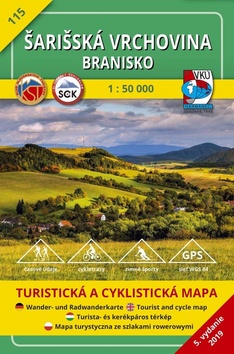 �ari�sk� vrchovina Branisko 1:50 000 (5.vydanie)