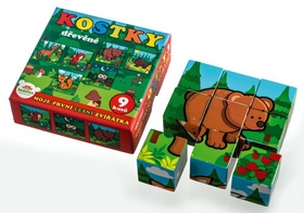 Kostky Moje prvn� zv���tka lesn� 9 TEDDI