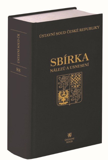 Sb�rka n�lez� a usnesen� �S �R, svazek 88 (v�. CD)