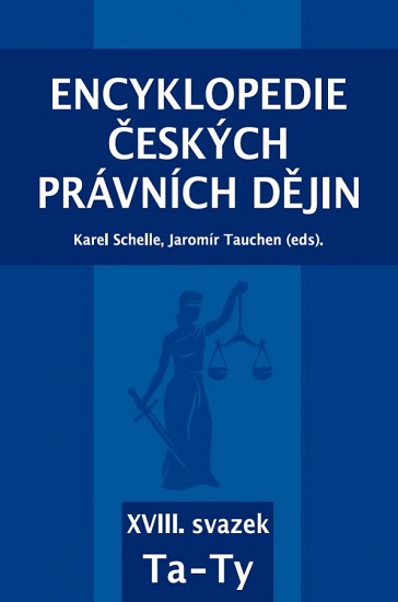 Encyklopedie �esk�ch pr�vn�ch d�jin - XVIII. svazek