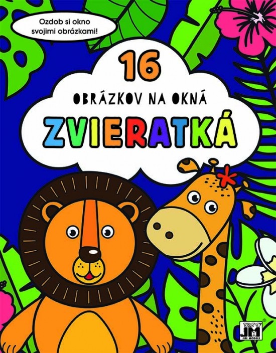 16 obr�zkov na okn� Zvieratk�