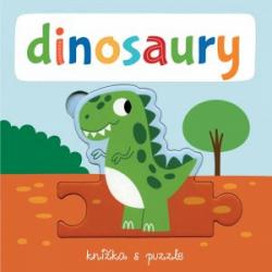 Dinosaury Kni�ka s puzzle