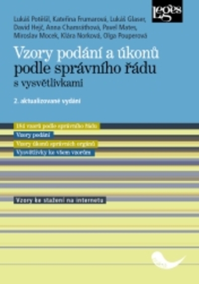 Vzory pod�n� a �kon� podle spr�vn�ho ��du s vysv�tlivkami, 2. aktualizovan� vyd�n�