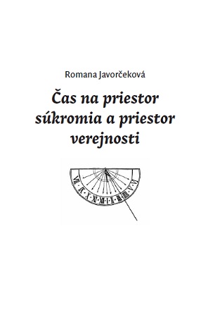 �as na priestor s�kromia a priestor verejnosti