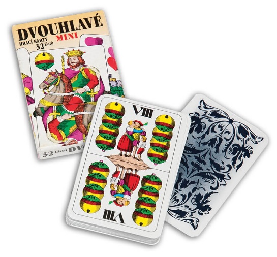 Dvojhlav� hracie karty mini 32 listov / Dvouhlav� hrac� karty mini 32 list�