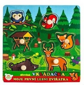 Vkl�da�ka Moje prvn� zv���tka lesn� 6 ks