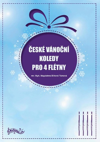 �esk� v�no�n� koledy pro 4 fl�tny