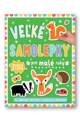 Ve�k� samolepky pre mal� ruky Les