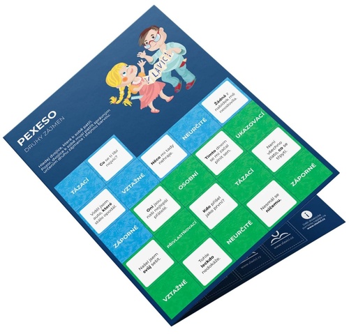 Pexeso Druhy z�jmen