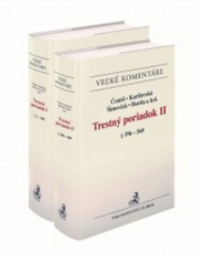 Trestn� poriadok. Koment�r (2 zv�zky)