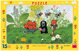 Puzzle 15 Krtek na v�let� deskov�