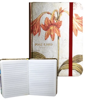 Z�pisn�k s gumi�kou 95x140 lilie A