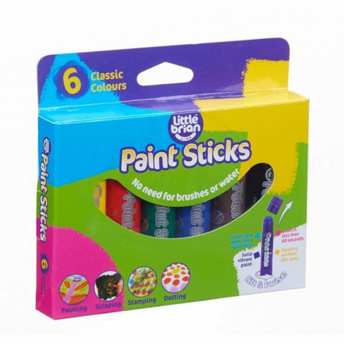LITTLE BRIAN PAINT STICKS standard, 6-pa