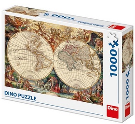 Puzzle 1000 Historick� mapa