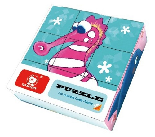 Obr�zkov� kostky Mo�sk� zv��ata