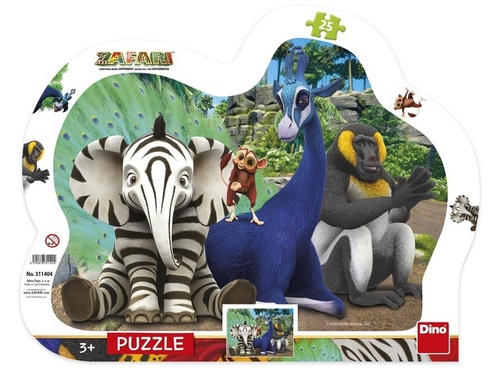Puzzle Zafari kontura 25 d�lk�