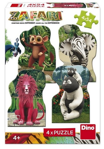 Puzzle 4x54 Zafari Zoomba a kamar�di