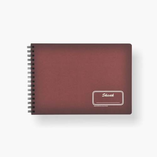 Skic�k RETRO A4, �ern�, 25 list�