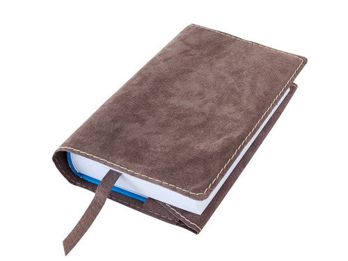 Obal na knihu se z�lo�kou D232 Hn�d� XL