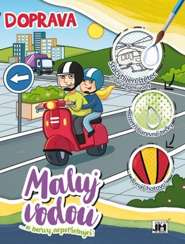 Maluj vodou Doprava JM