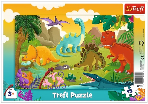 Puzzle Dinosau�i 15 d�lk�