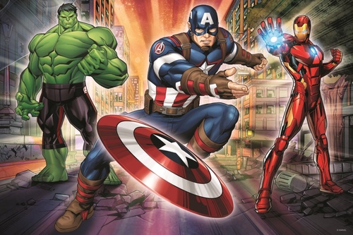 Puzzle Ve sv�t� Avengers MAXI