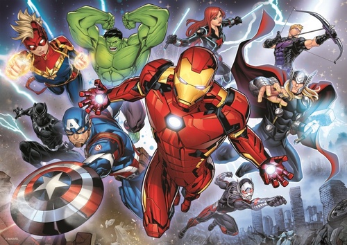 Puzzle Avengers 200 d�lk� TREFL