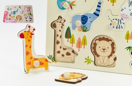 Vkl�da�ka/Puzzle deskov� obrysov� ZOO